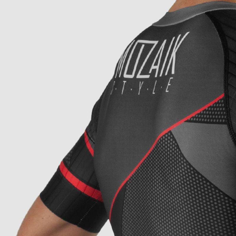 COMBINAISON ROLLER ENFANT SILASPORT MOZAIK STYLE GRIS MC V-COMBINAISON SILA SPORTS