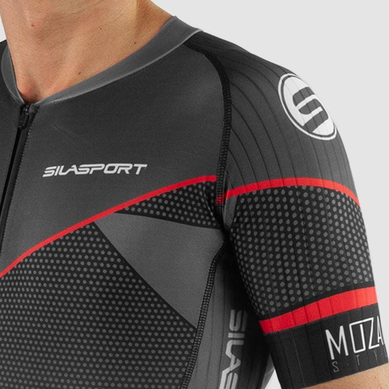 COMBINAISON ROLLER ENFANT SILASPORT MOZAIK STYLE GRIS MC V-COMBINAISON SILA SPORTS