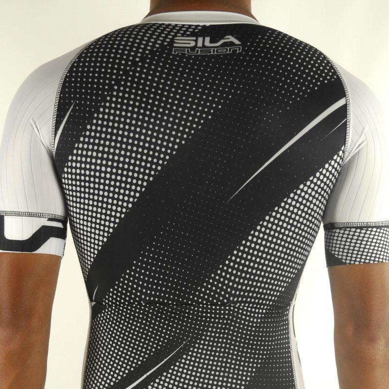 COMBINAISON ROLLER SILA FUSION BLANC - MANCHES COURTES - Manches courtes 2314 V-COMBINAISON SILA SPORT