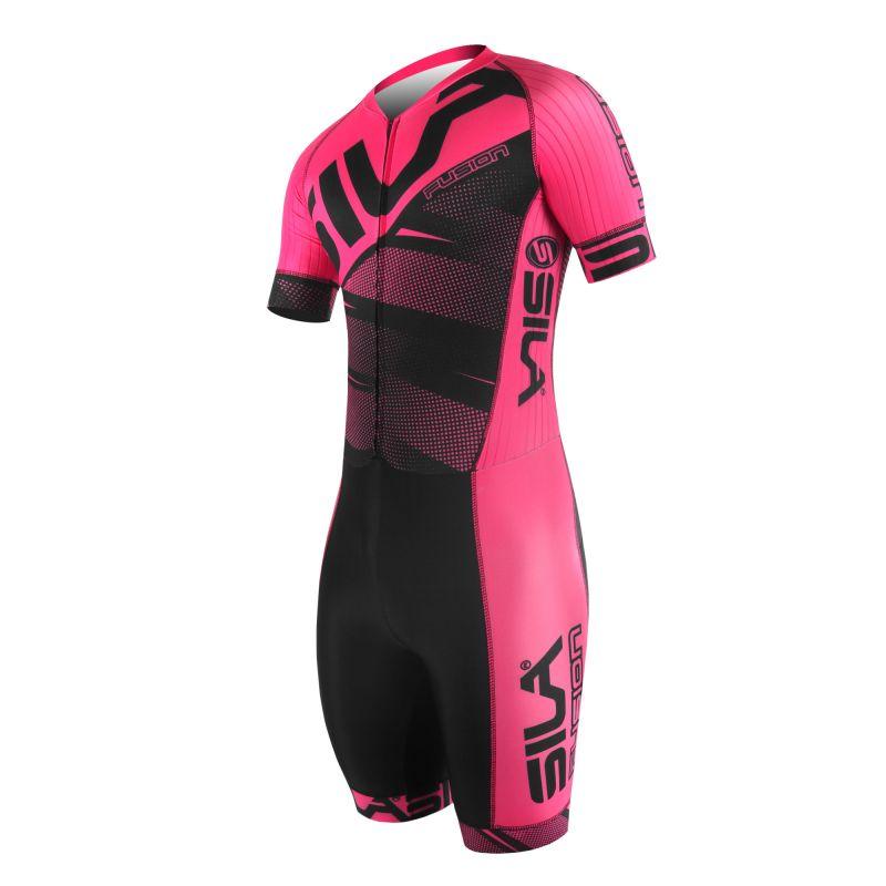 COMBINAISON ROLLER SILA FUSION ROSE - Manches courtes/2317 V-COMBINAISON SILA SPORT 3XS FUSION ROSE