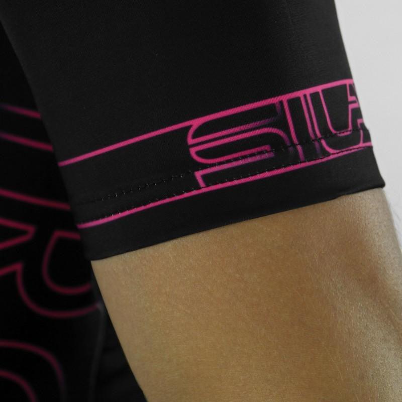 COMBINAISON ROLLER SILA IRON STYLE 2.0 ROSE - MANCHES COURTES 1449 V-COMBINAISON SILA SPORT