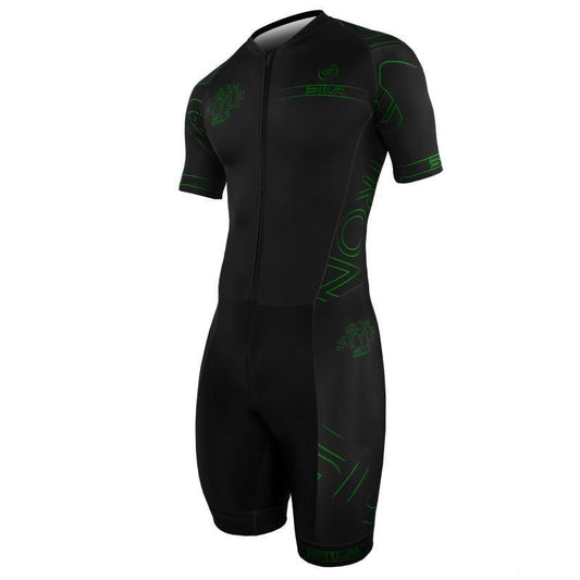 COMBINAISON ROLLER SILA IRON STYLE 2.0 VERT - MANCHES COURTES 1450 V-COMBINAISON SILA SPORT