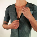 COMBINAISON ROLLER SILASPORT ELITE AERO CLASSY STYLE GRIS MC V-COMBINAISON SILA SPORTS