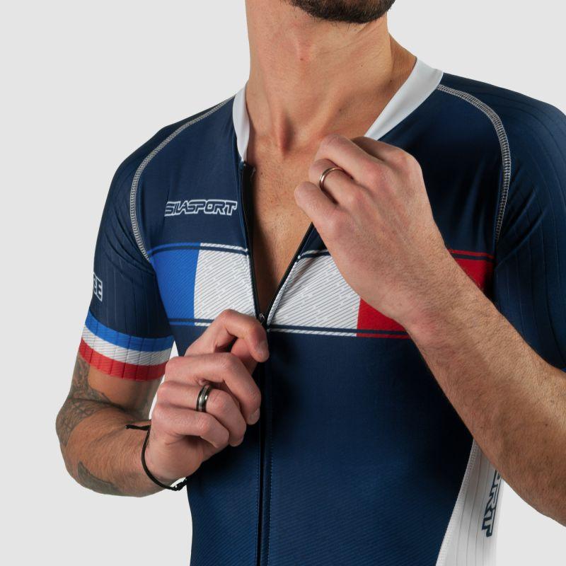 COMBINAISON ROLLER SILASPORT FRANCE NATION STYLE 3 MC V-COMBINAISON SILA SPORTS