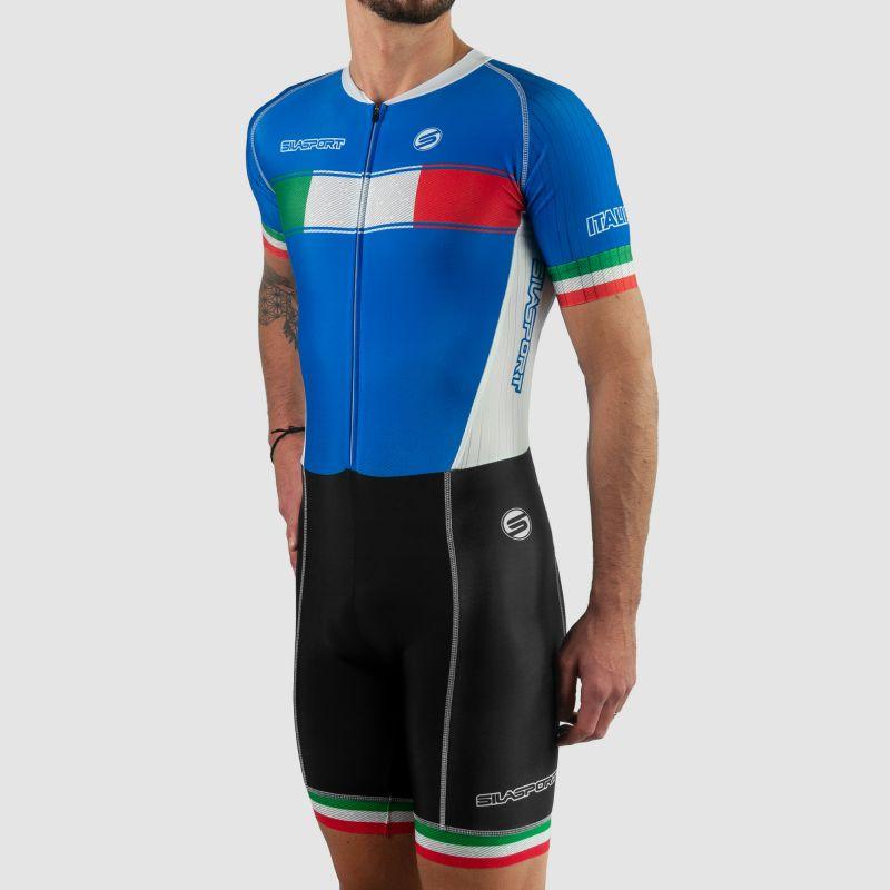 COMBINAISON ROLLER SILASPORT ITALIA NATION STYLE 3 MC V-COMBINAISON SILA SPORTS