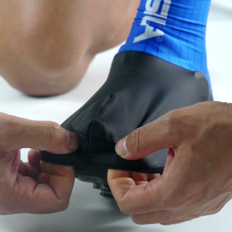 COUVRE CHAUSSURES PRO AERO SILA Lycra - Bleu Cyan Référence 2430 A-COUVRE CHAUSSURES SILA SPORT