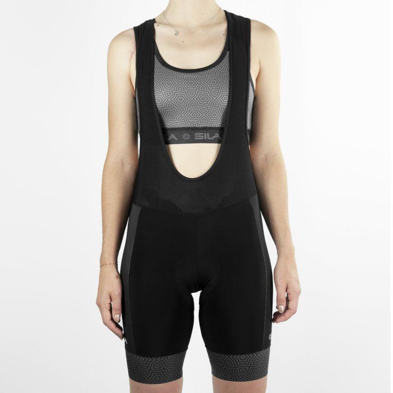 CUISSARD CYCLISME FEMME SILA AZALEA STYLE - NOIR Référence 2934 V-CUISSARD SILA SPORTS