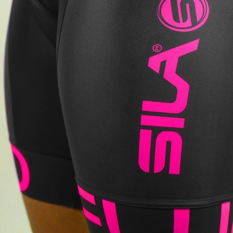 CUISSARD CYCLISME SILA FLUO STYLE 3 ROSE - 1236 V-CUISSARD SILA SPORT