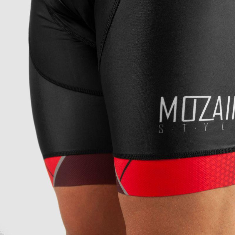 CUISSARD CYCLISME SILASPORT ROUGE MOZAIK STYLE V-CUISSARD SILA SPORTS