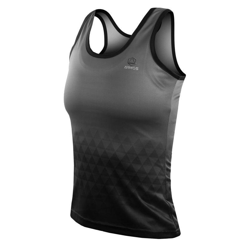 DEBARDEUR RUNNING FEMME ARMOS DANA GRIS T-DÉBARDEUR SILA SPORTS XS GRIS