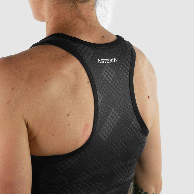 DÉBARDEUR RUNNING FEMME PERFO ARMOS ASTÉRIA GRIS V-DÉBARDEUR SILA SPORTS