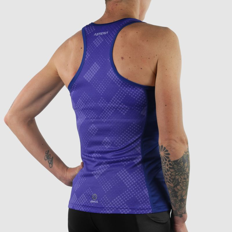 DÉBARDEUR RUNNING FEMME PERFO ARMOS ASTÉRIA VIOLET V-DÉBARDEUR SILA SPORTS