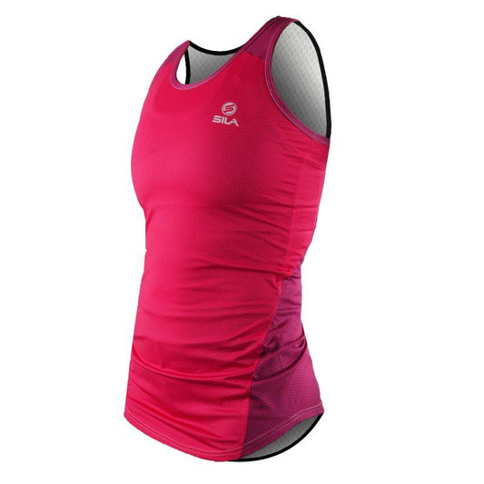 DÉBARDEUR RUNNING FEMME - SILA AZALEA - ROSE T-DÉBARDEUR SILA SPORTS XS ROSE