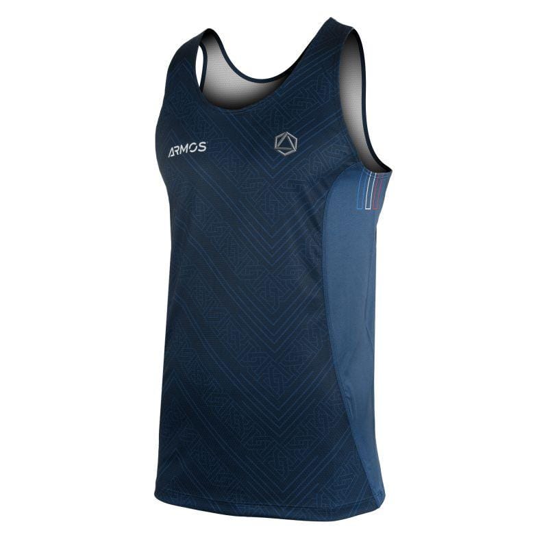 DÉBARDEUR RUNNING HOMME PERFO ARMOS LEGEND BLEU MARINE T-DÉBARDEUR SILA SPORTS XS BLEU MARINE