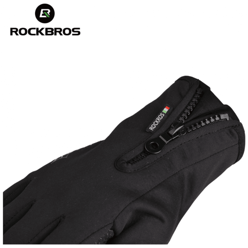 GANTS LONG MTB ROCKBROS - ZIP THERMIQUE Bleu Marine Référence 1595 A-GANTS LONG SILA SPORT