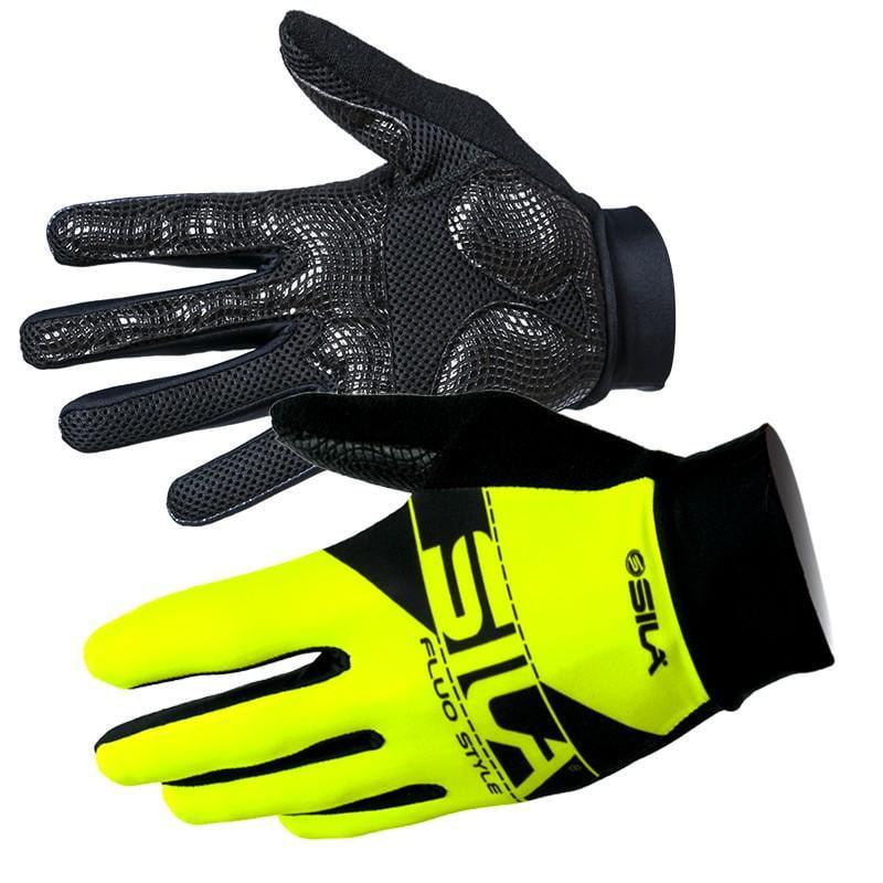 GANTS LONG MTB SILA - FLUO STYLE 3 Jaune 1070 A-GANTS LONG SILA SPORT