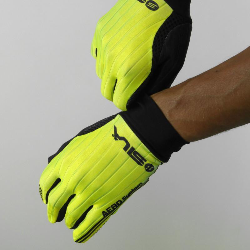 GANTS LONGS PRO AERO SILA - JAUNE FLUO 1655 A-GANTS LONG SILA SPORT