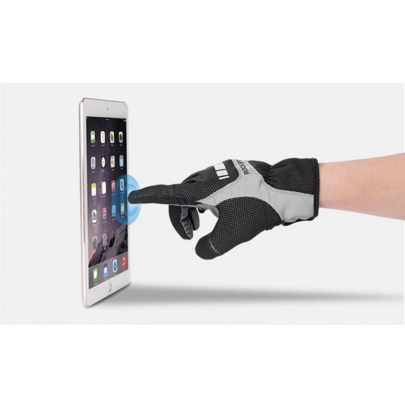 GANTS LONGS THERMIQUES HIVER ROCKBROS - Noir Référence 1842 - A-GANTS LACTIKS