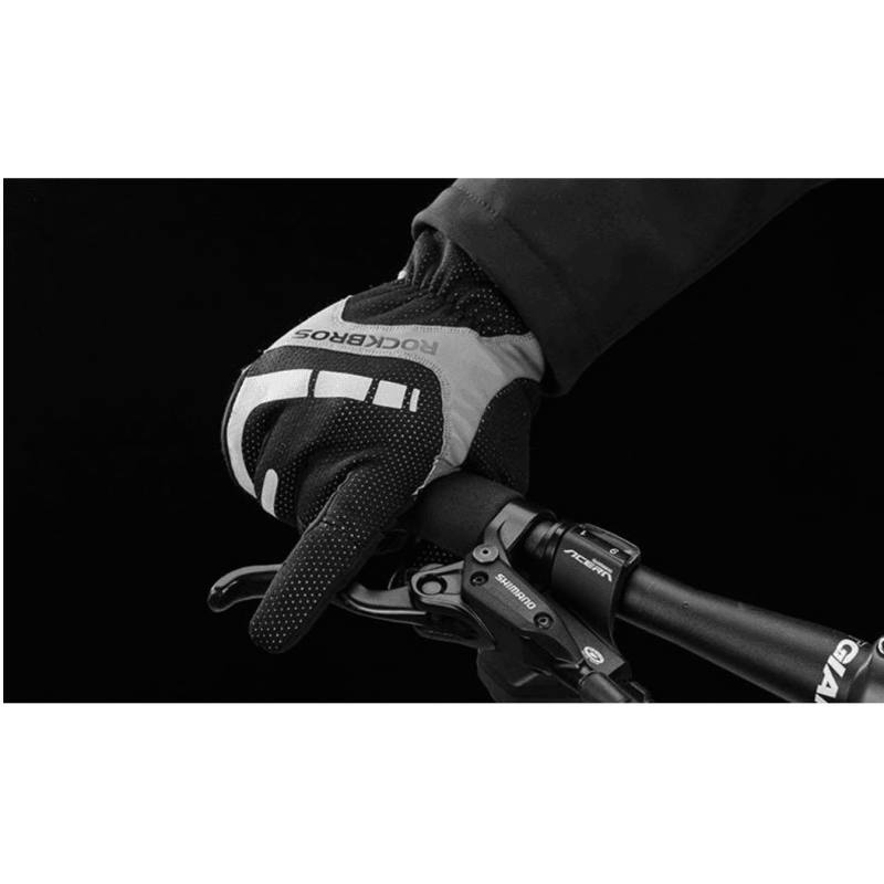 GANTS LONGS THERMIQUES HIVER ROCKBROS - Noir Référence 1842 - A-GANTS LACTIKS