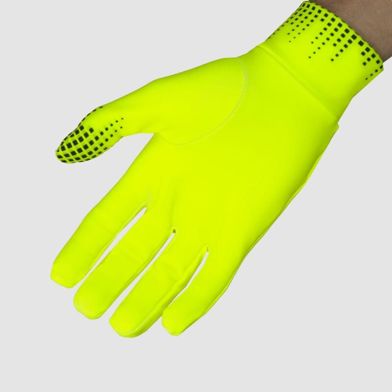 GANTS RUNNING HIVER ARMOS JAUNE FLUO A-GANTS LONG SILA SPORT