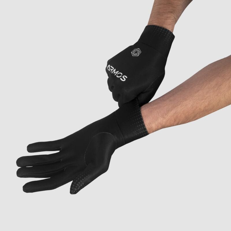 GANTS RUNNING HIVER ARMOS NOIR A-GANTS LONG SILA SPORT