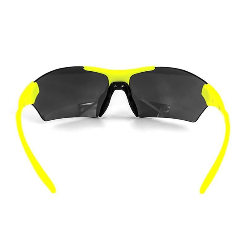 LUNETTES SILA TIGRO - JAUNE FLUO - VERRES IRIDIUM ROUGE 594 E-LUNETTES SILA SPORT