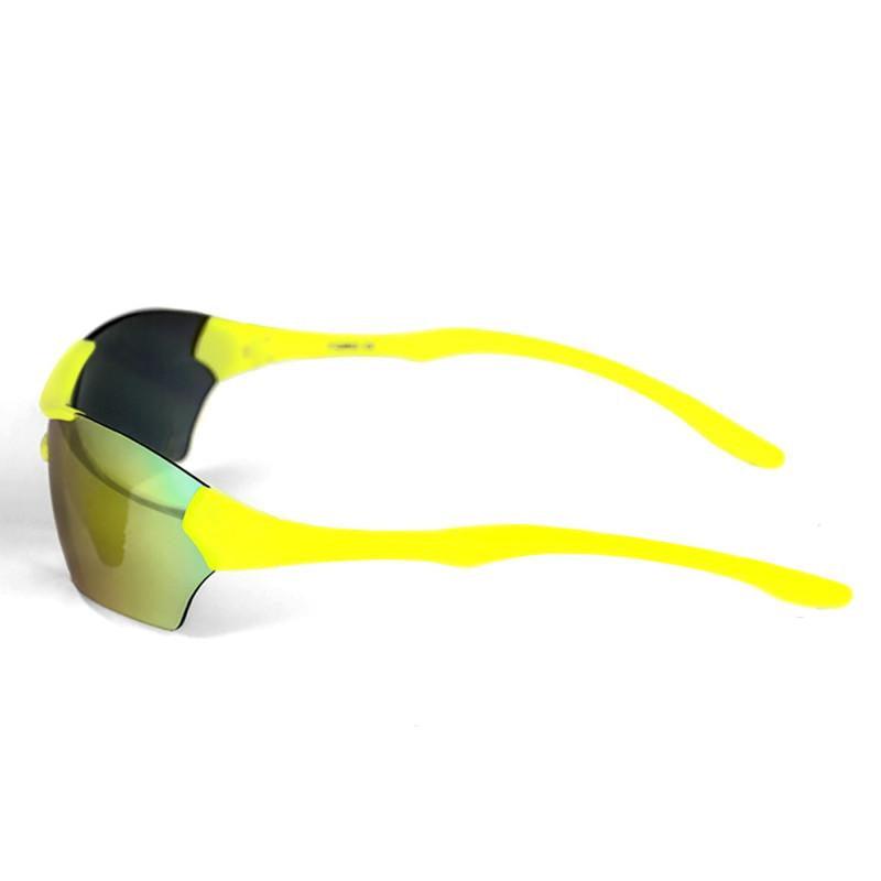 LUNETTES SILA TIGRO - JAUNE FLUO - VERRES IRIDIUM ROUGE 594 E-LUNETTES SILA SPORT