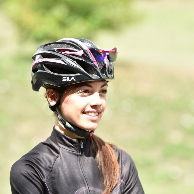 LUNETTES SILA TIGRO - ROSE - VERRES BLEU Référence 1793 - REVO BLEU E-LUNETTES SILA SPORT