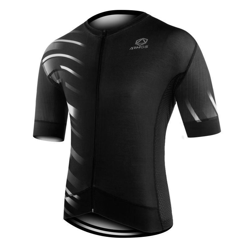 MAILLOT ELITE ROAD ARMOS COMÈTE NOIR/BLANC MC V-MAILLOT SILA SPORTS XS NOIR/ BLANC