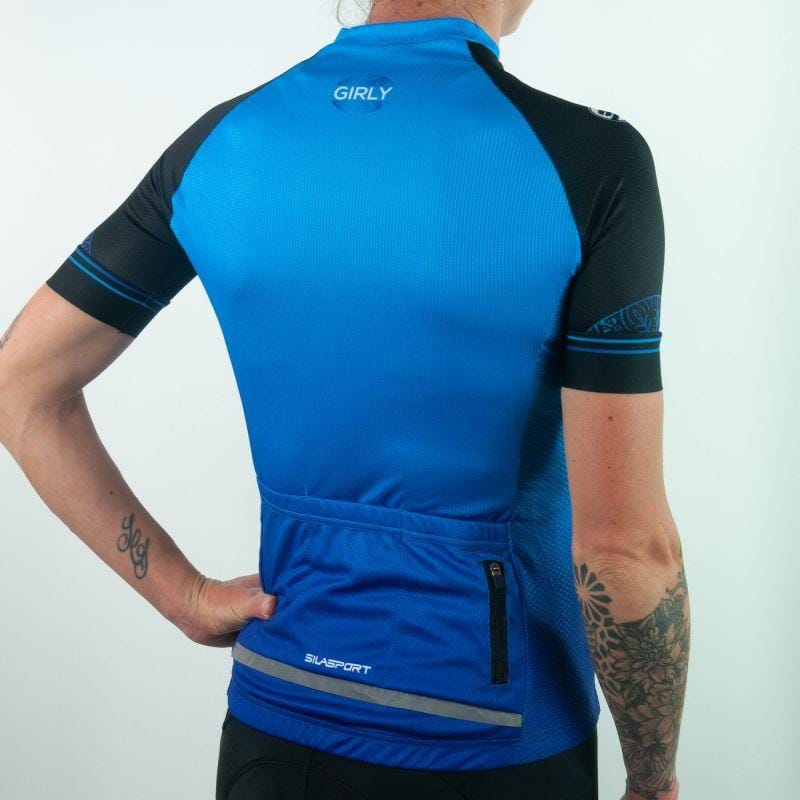 MAILLOT FEMME EVO SILASPORT GIRLY STYLE VIOLET MC V-MAILLOT SILA SPORTS