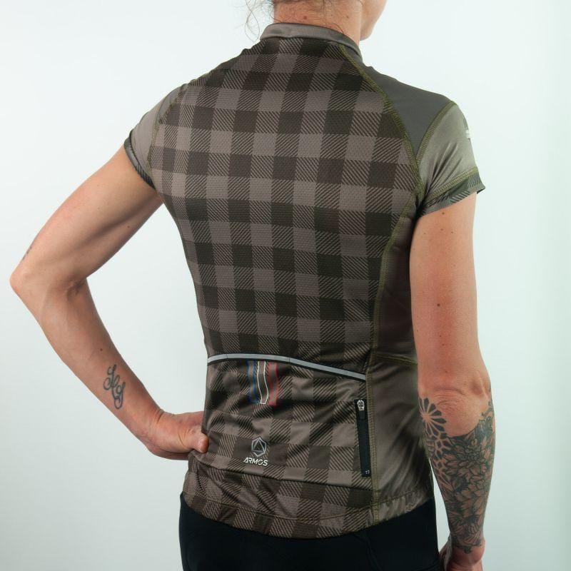 MAILLOT FEMME GRAVEL ARMOS CONQUEST TAUPE MC V-MAILLOT SILA SPORTS