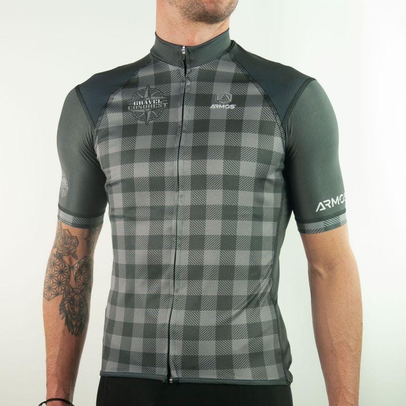 MAILLOT GRAVEL ARMOS CONQUEST GRIS MC V-MAILLOT SILA SPORTS