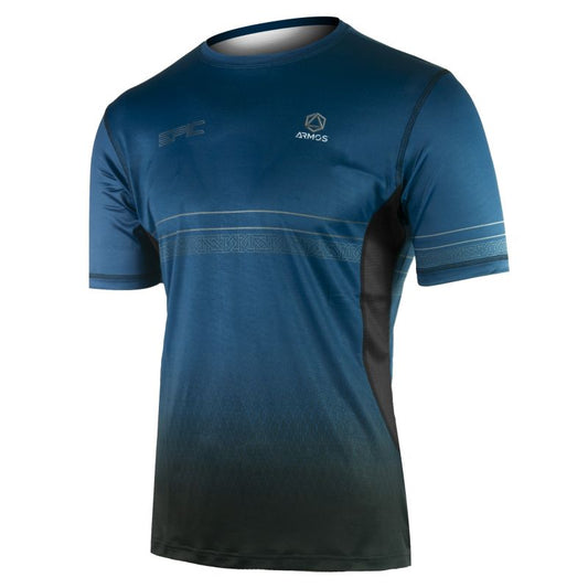 MAILLOT MC RUNNING HOMME PRO ULTRALIGHT EPIC BLEU V-MAILLOT SILA SPORT BLEU XS