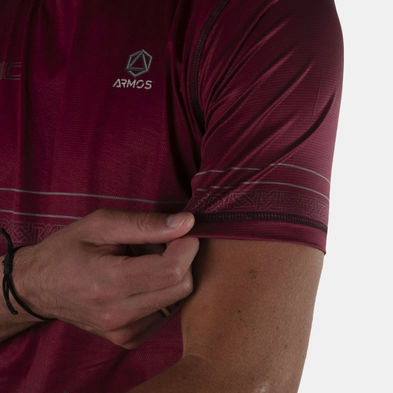 MAILLOT MC RUNNING HOMME PRO ULTRALIGHT EPIC GRENAT V-MAILLOT SILA SPORT