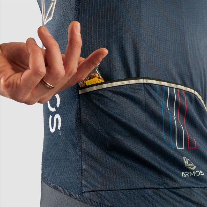 MAILLOT PERFO ARMOS LEGEND BLEU MARINE MC V-MAILLOT SILA SPORTS