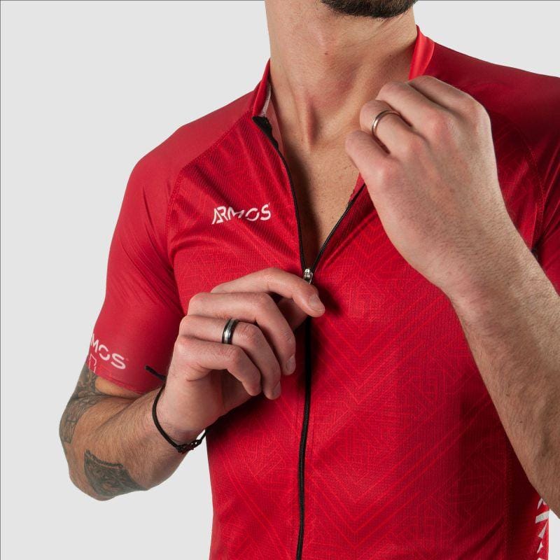 MAILLOT PERFO ARMOS LEGEND ROUGE MC V-MAILLOT SILA SPORTS