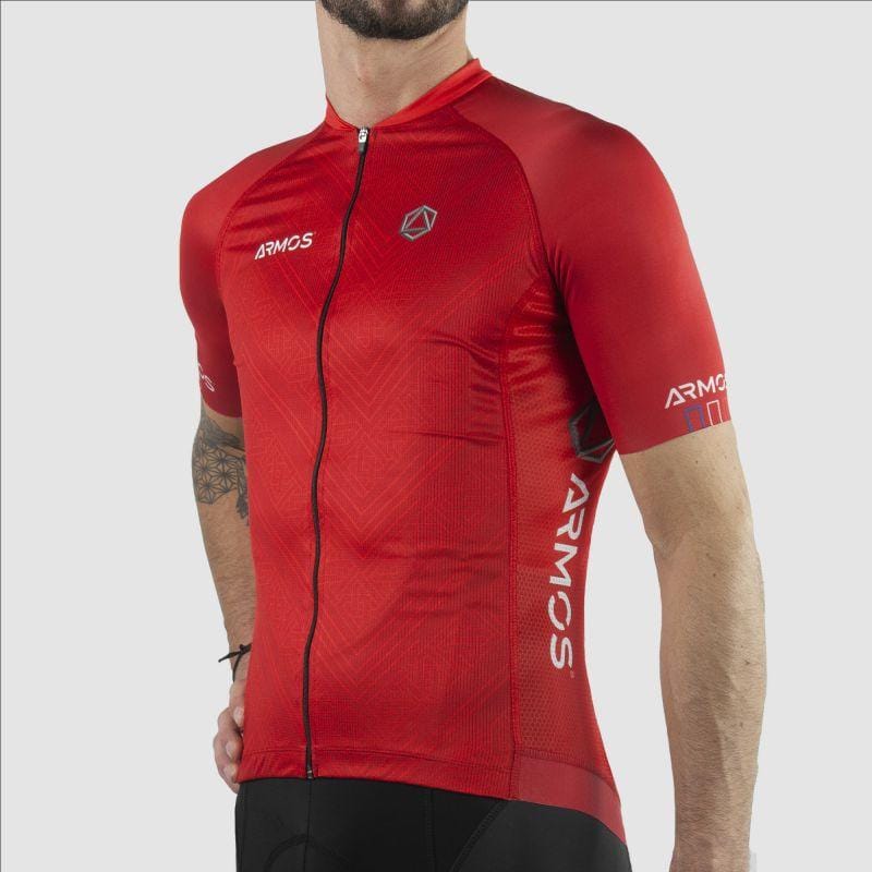 MAILLOT PERFO ARMOS LEGEND ROUGE MC V-MAILLOT SILA SPORTS