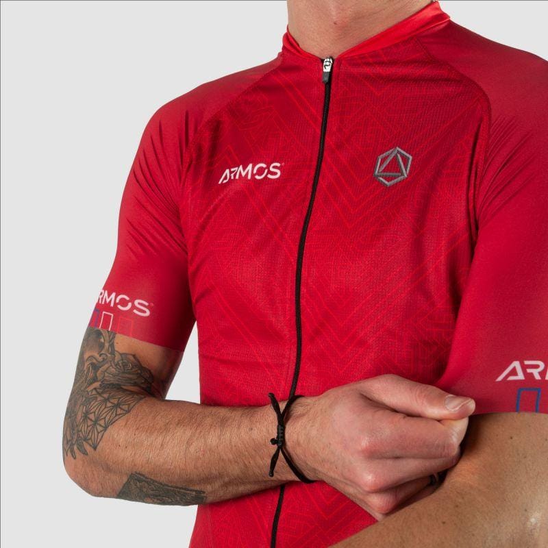 MAILLOT PERFO ARMOS LEGEND ROUGE MC V-MAILLOT SILA SPORTS