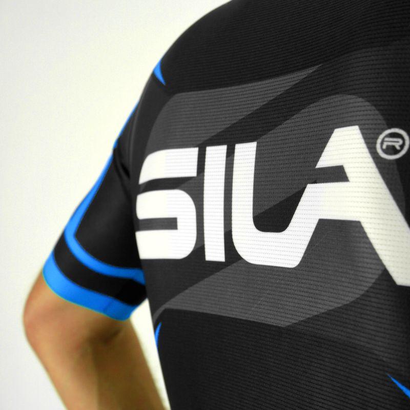 MAILLOT PRO RACE SILA TEAM - BLEU - Mc Référence 2216 - V-MAILLOT SILA SPORT