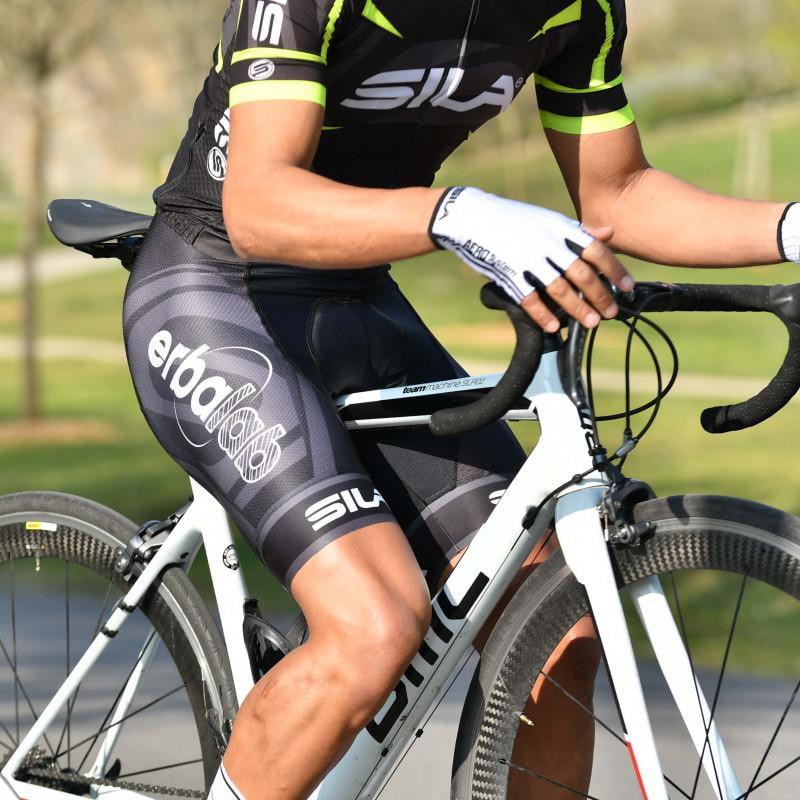 MAILLOT PRO RACE SILA TEAM - JAUNE FLUO - MC 1735 V-MAILLOT SILA SPORT