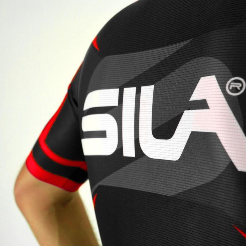 MAILLOT PRO RACE SILA TEAM - ROUGE - MC 1736 V-MAILLOT SILA SPORT