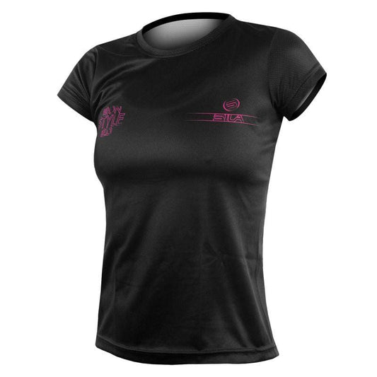 MAILLOT RUNNING FEMME IRON STYLE 2.0 ROSE V-MAILLOT SILA SPORTS XS ROSE