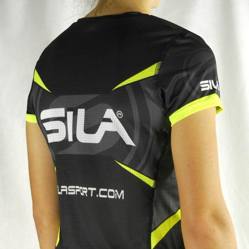 MAILLOT RUNNING FEMME - PRO ULTRALIGHT - SILA TEAM - JAUNE FLUO - 1671 - M-RUNNING SILA SPORT