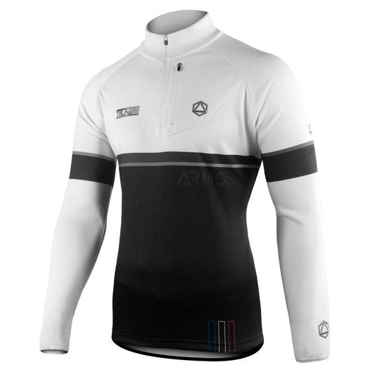 MAILLOT RUNNING HIVER ARMOS TALISMAN NOIR V-MAILLOT SILA SPORTS XS GRIS