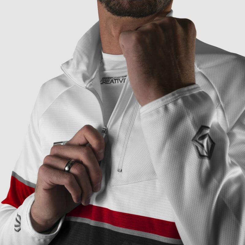 MAILLOT RUNNING HIVER ARMOS TALISMAN ROUGE V-MAILLOT SILA SPORT