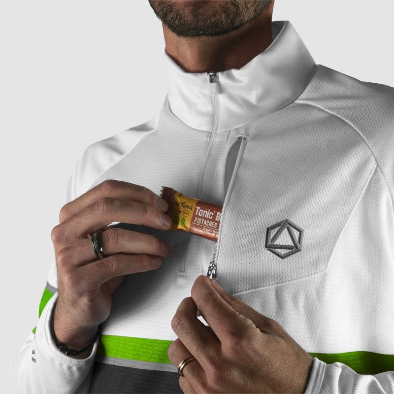 MAILLOT RUNNING HIVER ARMOS TALISMAN VERT V-MAILLOT SILA SPORT