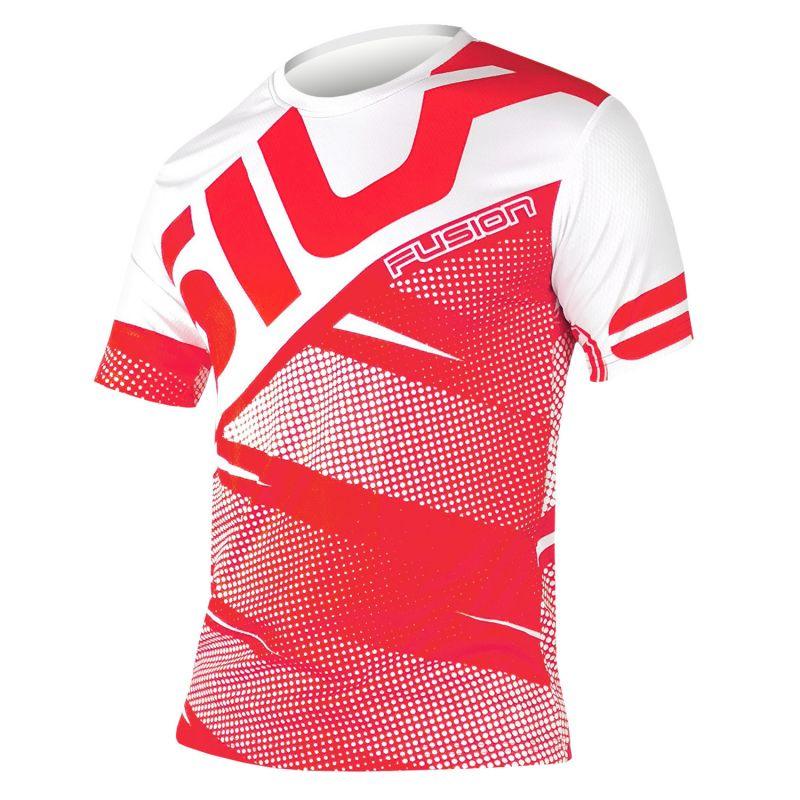 MAILLOT RUNNING HOMME SILA FUSION - ROUGE Référence 2222 V-MAILLOT SILA SPORTS XS ROUGE