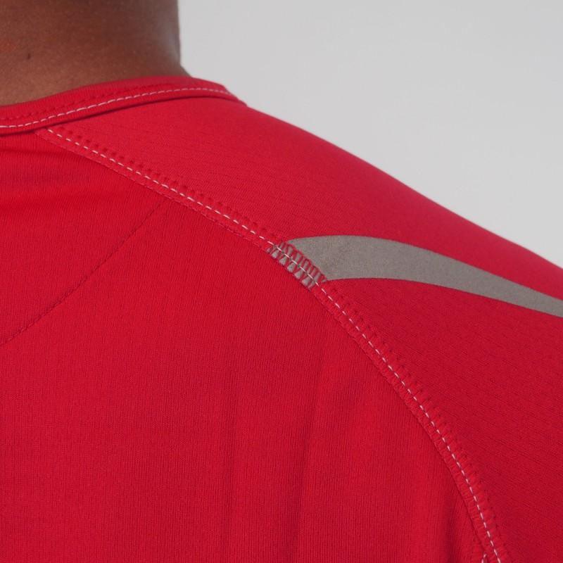 MAILLOT RUNNING - SILA PRIME ROUGE - Manches courtes 1299 M-RUNNING SILA SPORT