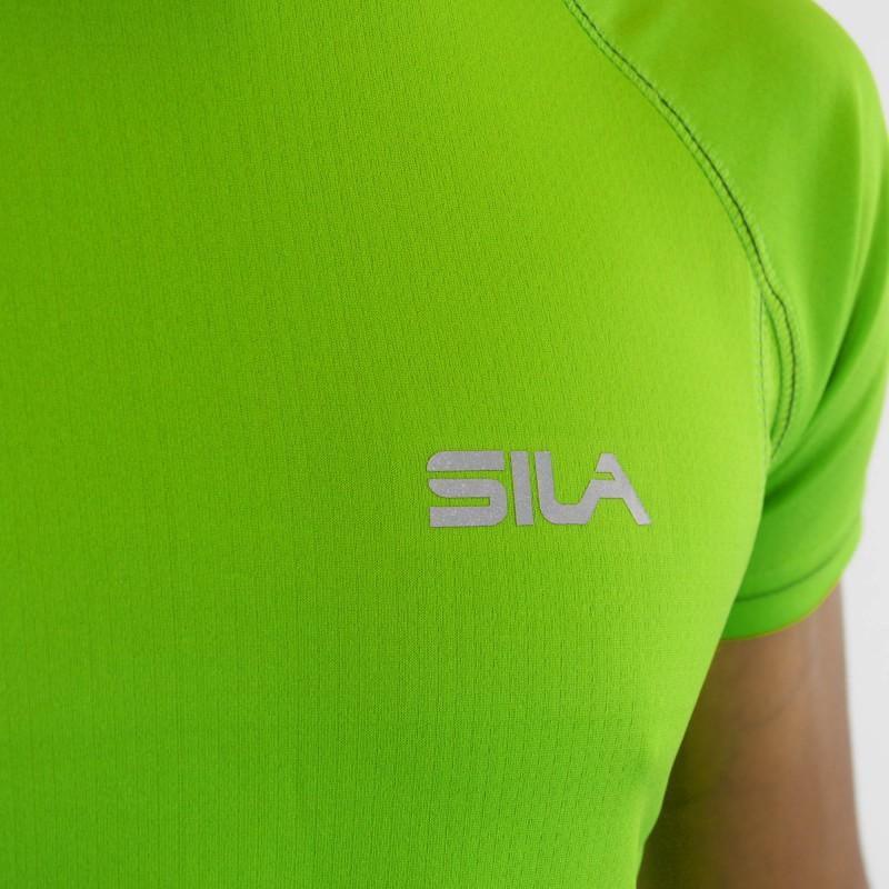 MAILLOT RUNNING - SILA PRIME VERT - Manches courtes 1300 M-RUNNING SILA SPORT