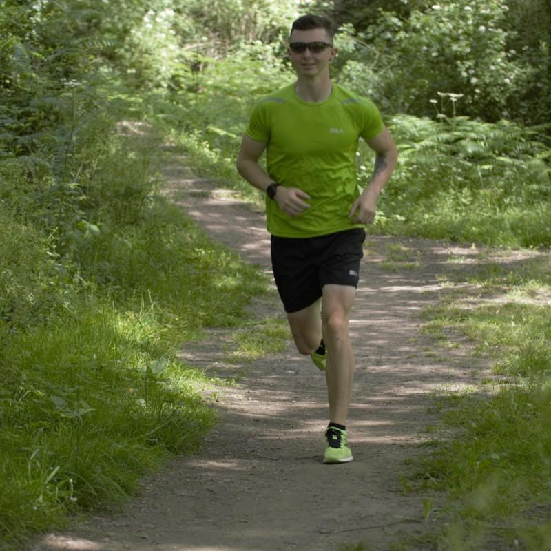 MAILLOT RUNNING - SILA PRIME VERT - Manches courtes 1300 M-RUNNING SILA SPORT